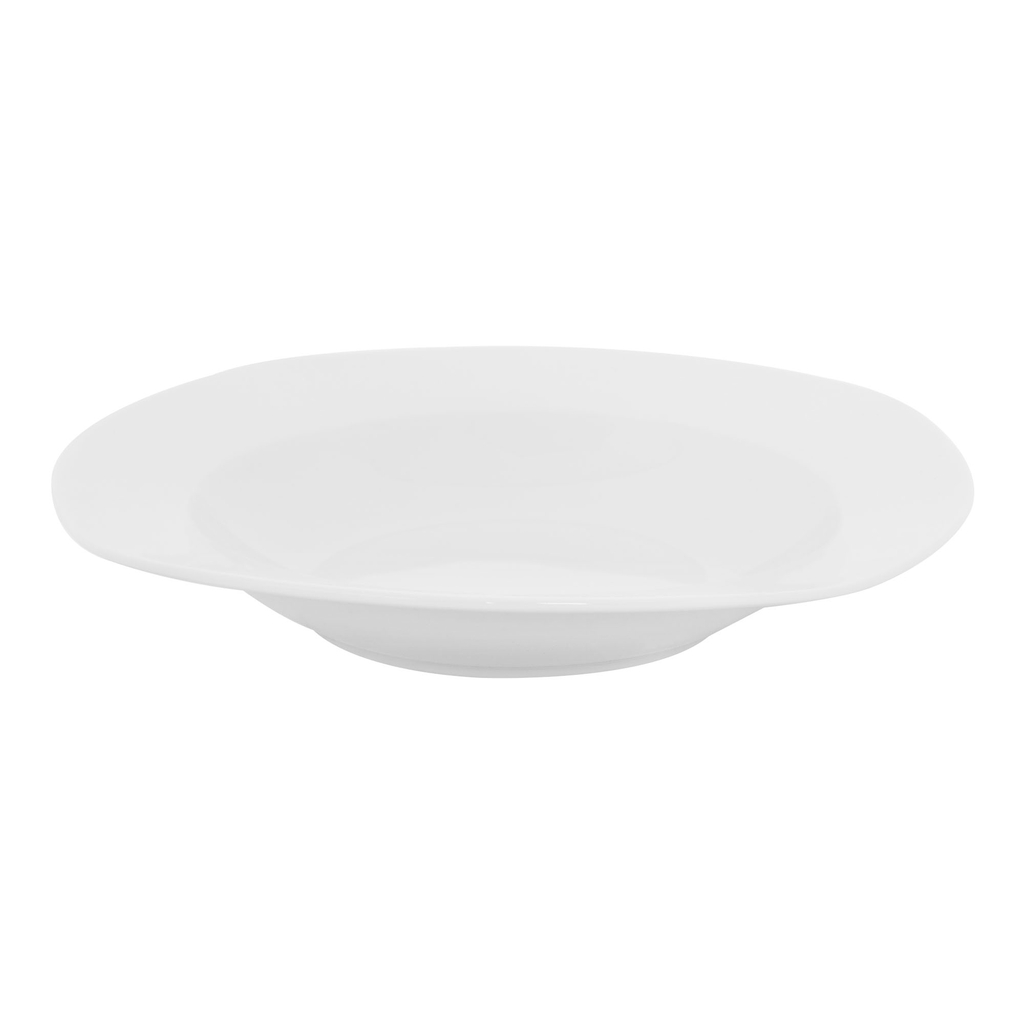 Porcelánový hlboký tanier QUADRO biely 22,9 x 21,4 cm