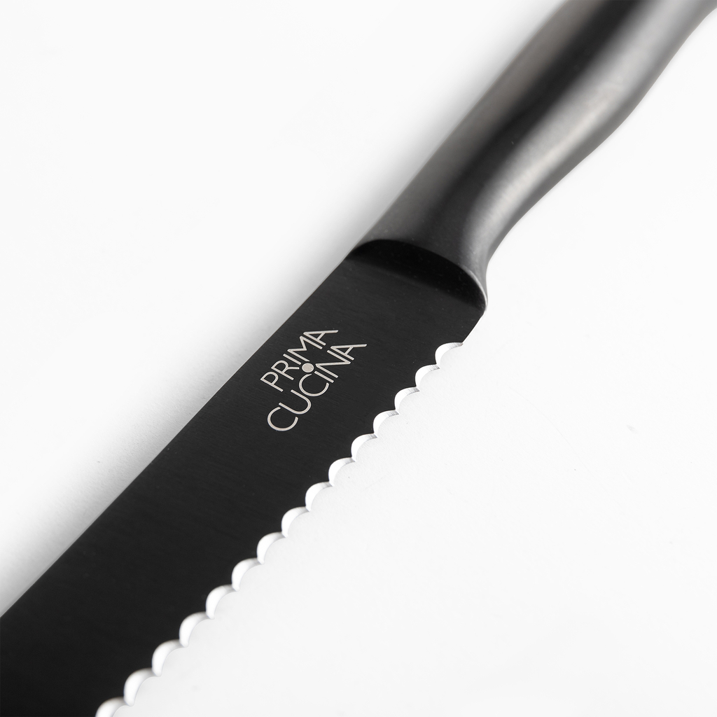 Nôž na chlieb TOKYO čierny 20 cm