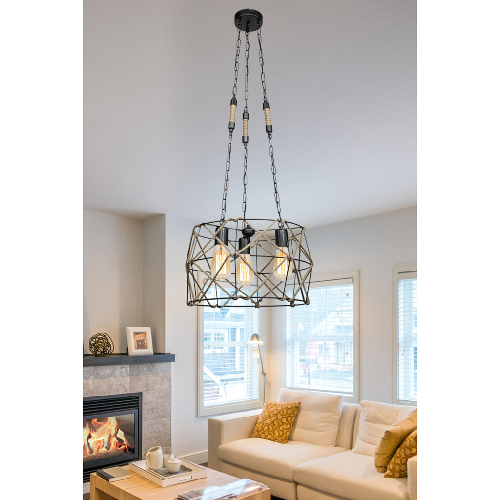 Závesné svietidlo SIDELYA boho 45 cm