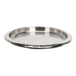 Okrúhly oceľový podnos 35 cm