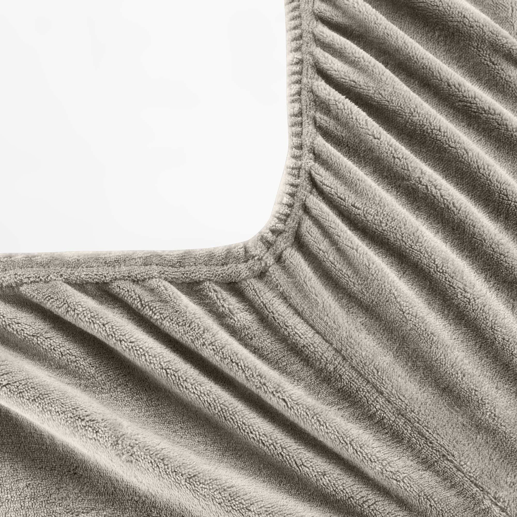 Fleecové prestieradlo béžové FLANO 140x200 cm