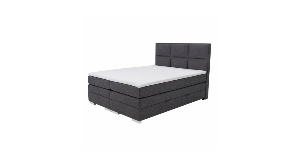 Kontinentálna posteľ sivá FLORENCE NEW 160 x 200 cm