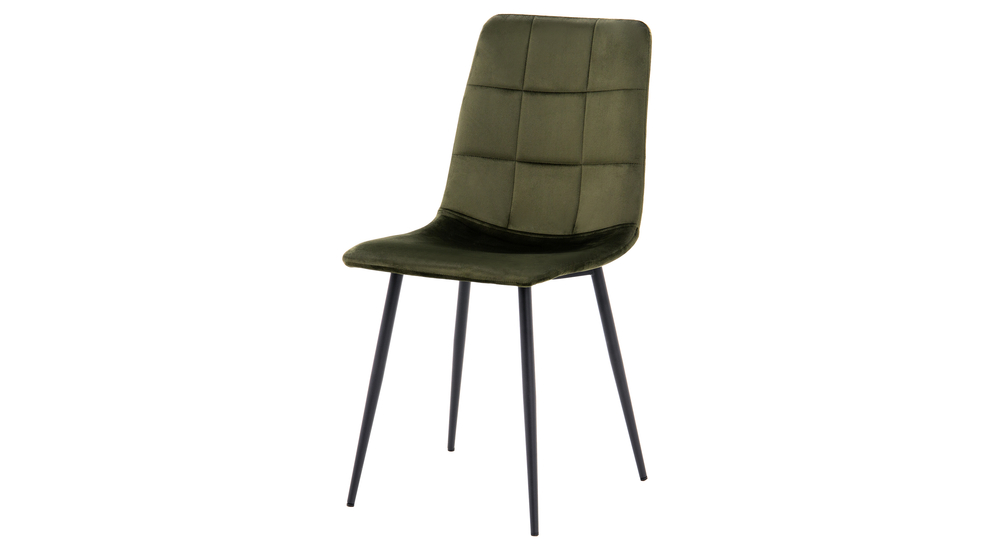 Čalúnená stolička zelená FOLVIO