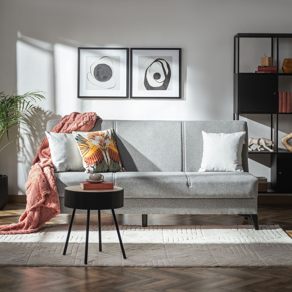 Abstraktná maľba CHAOTIC CIRCLE II 50x50 cm