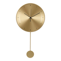 Nástenné hodiny s kyvadlom zlaté 30x58 cm
