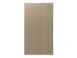 Vlnený koberec WOOL so strapcami béžový 80x150 cm