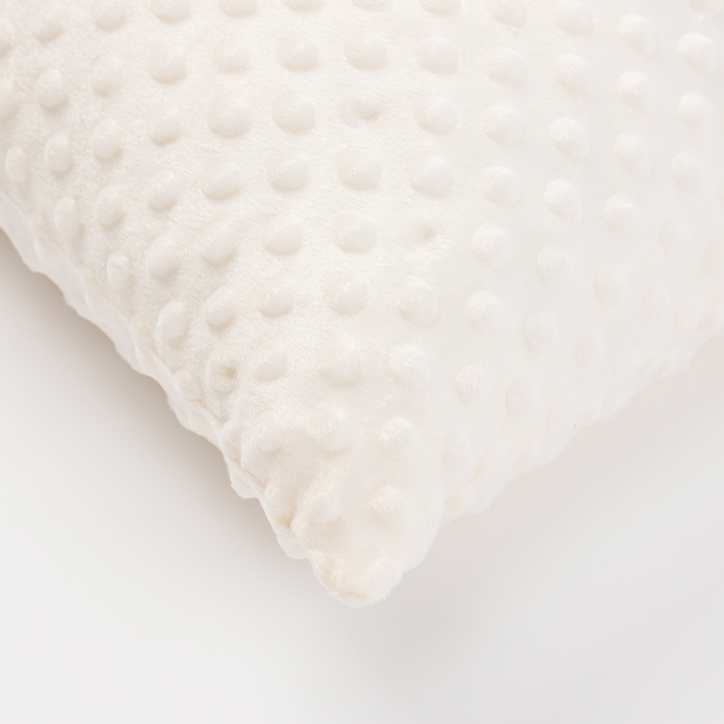 Vankúš minky krémový MILA 40 x 60 cm