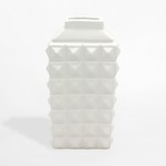 Moderná váza v bielej farbe 30 cm