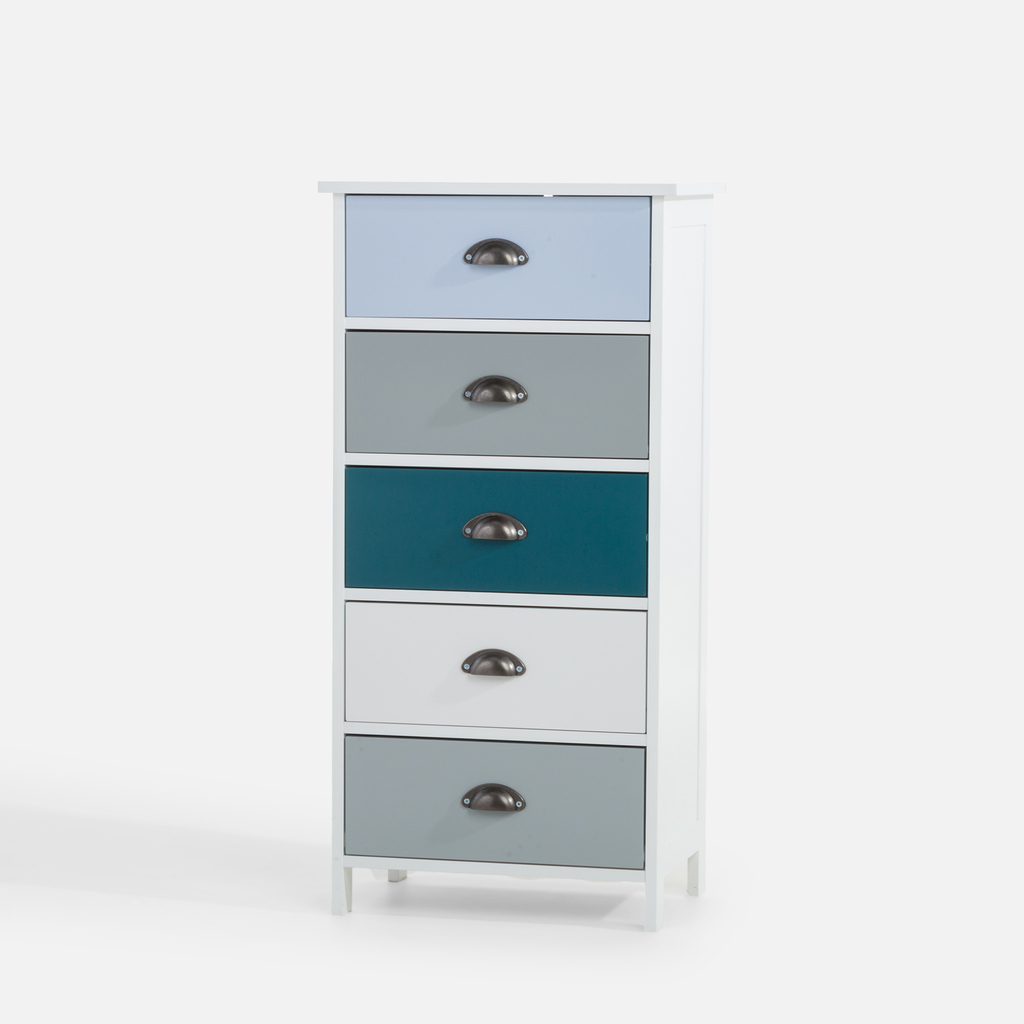 Skrinka FORNOTI s 5 zásuvkami