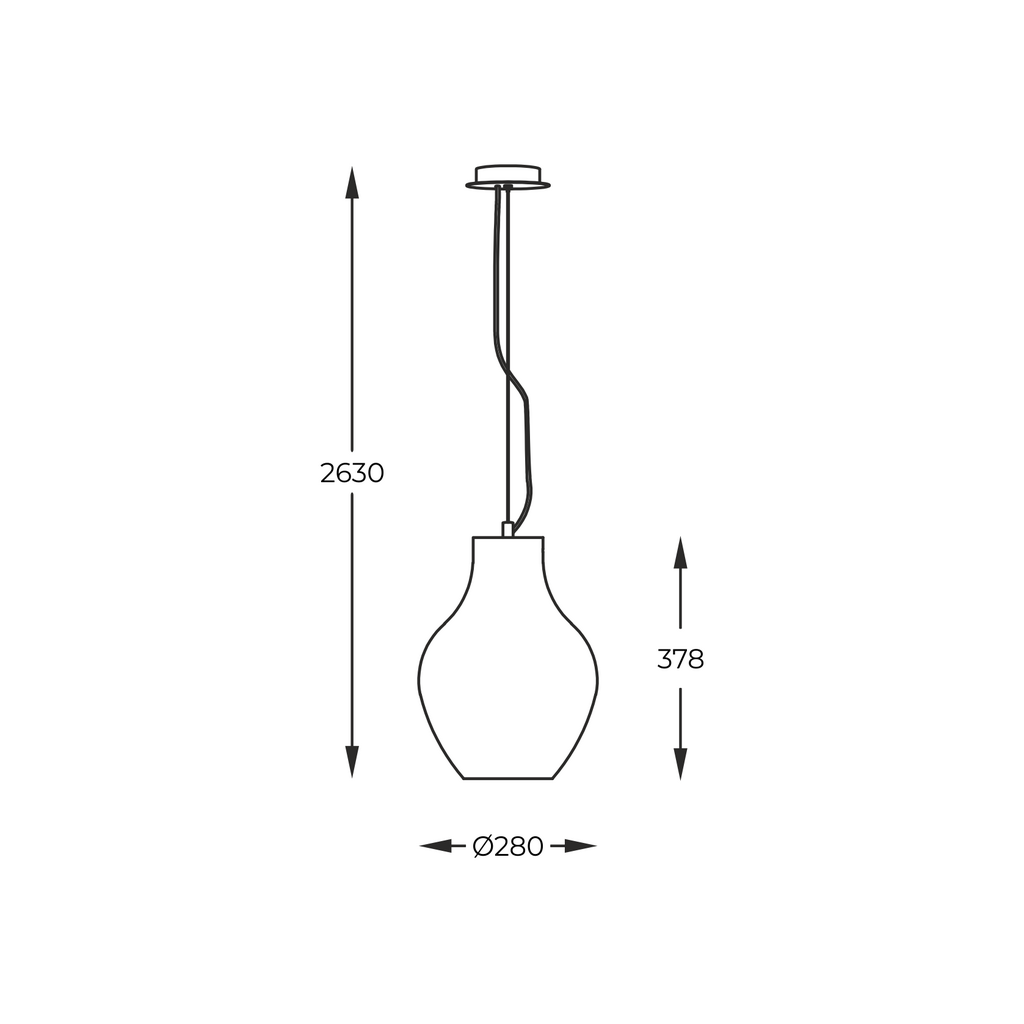 Závesná lampa 1xE27 BRESSO čierno-strieborná 28 cm