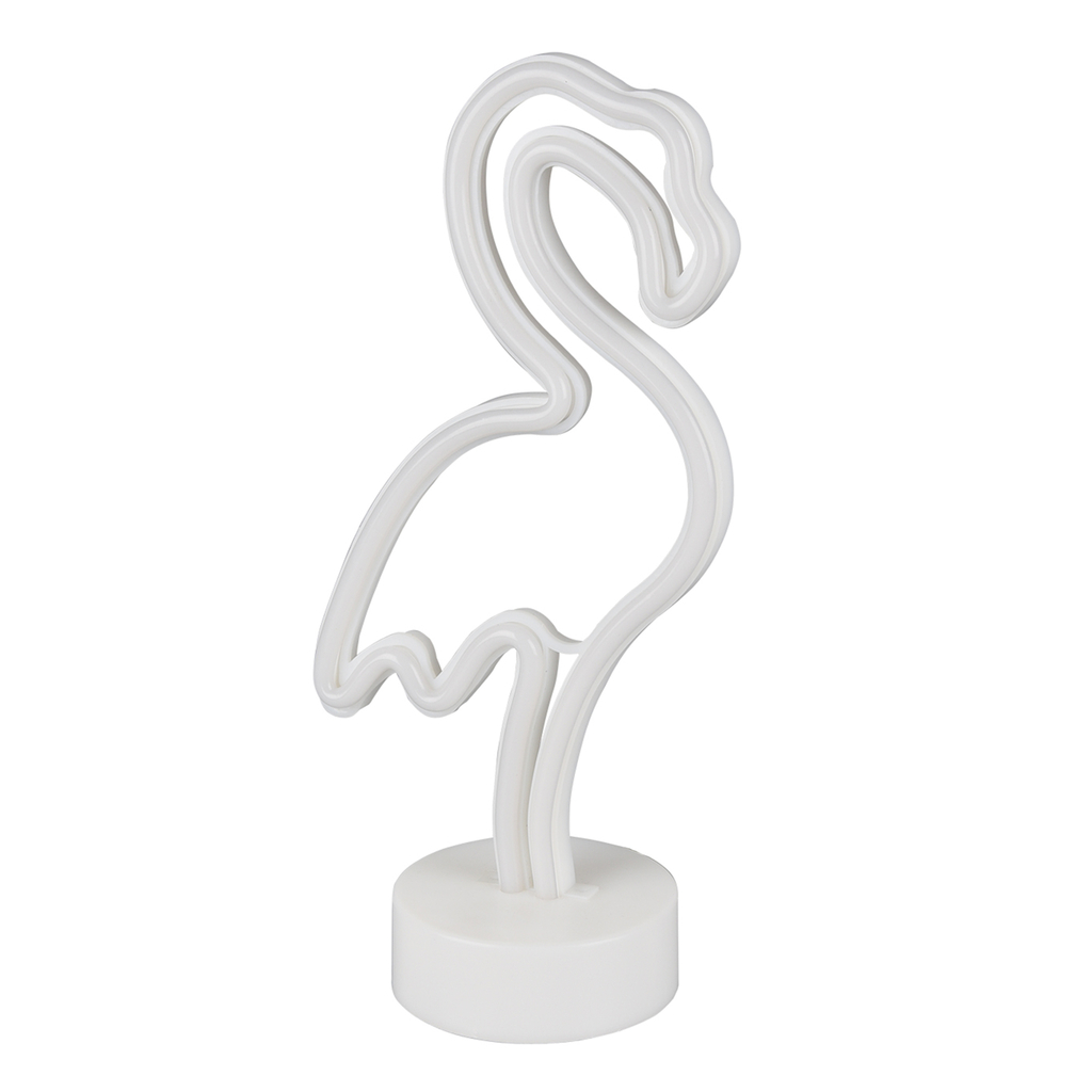Dekoratívna stolná lampa LED NEON FLAMINGO