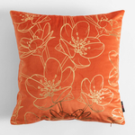 Obliečka na vankúš v oranžovej farbe CASILA 45x45 cm