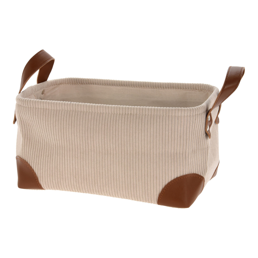 Úložný kôš biely 30x20x15 cm