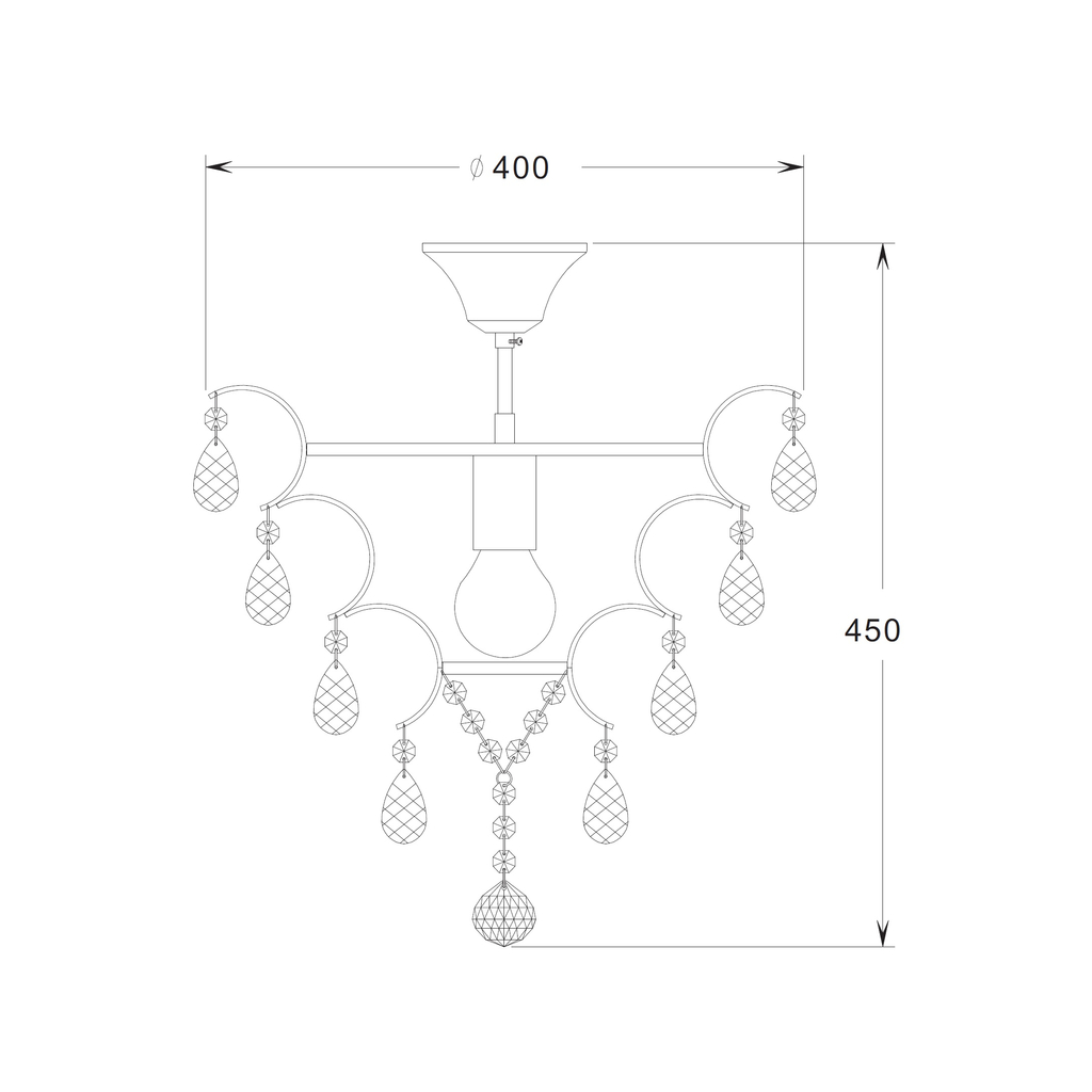 Stropné svietidlo FUSION RLX93410-1
