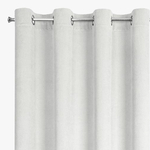 Zamatový záves ELIZA do obývacej izby, biela 140x250 cm