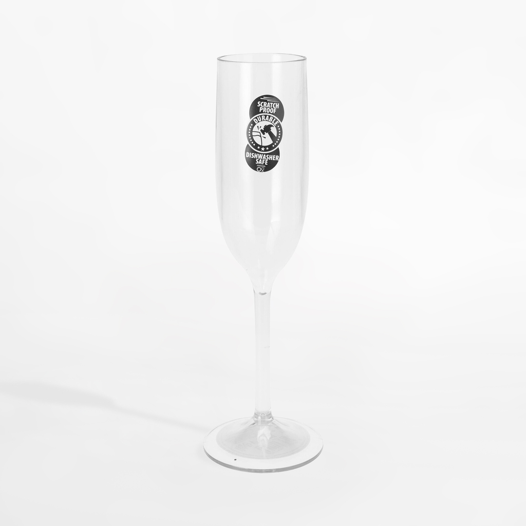 Akrylový pohár na šampanské 165 ml