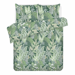 Súprava posteľnej bielizne z bavlneného saténu UMHLANGA BOTANIC 220 x 200 cm