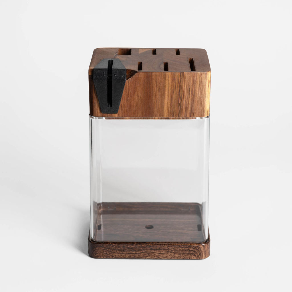 Súprava zlatých nožov v bloku COMO 8-dielna