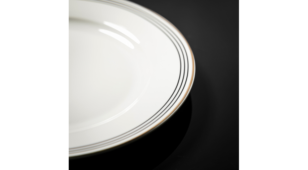 Porcelánový jedálenský tanier ART DECO 27 cm