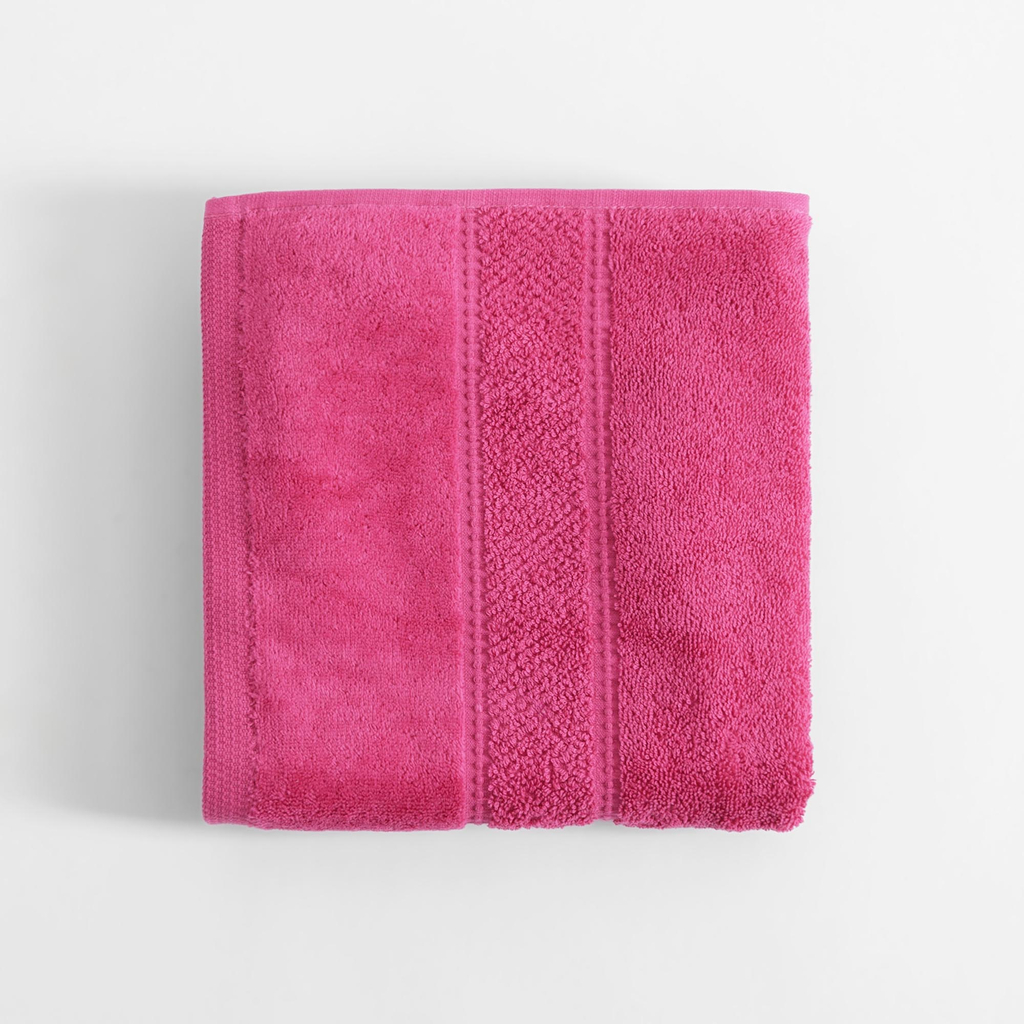 Bavlnený uterák na tvár v amarantovej farbe MARIO 50x90 cm