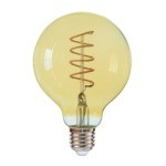 Dekoratívna LED žiarovka E27 4W teplá farba ORO-E27-G95-FL-GOLDIE-4W-WW