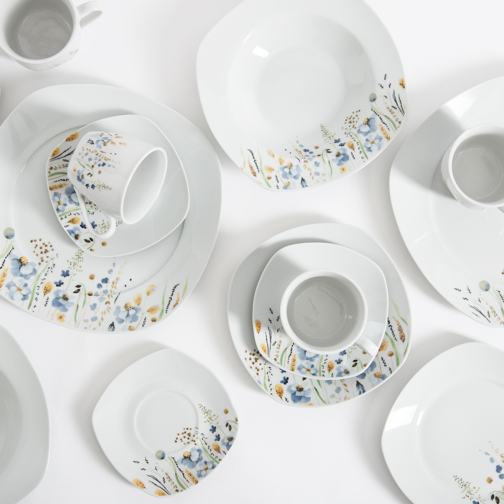 Jedálenská a kávová súprava MEADOW, 30 kusov