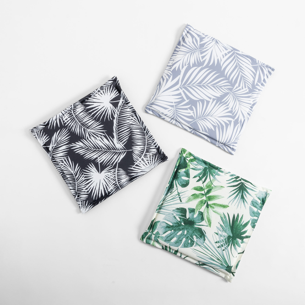 Vankúš na stoličku biely SAMBA, 40x40 cm