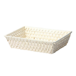 Tkaný obdĺžnikový košík PALMA 24x17 cm