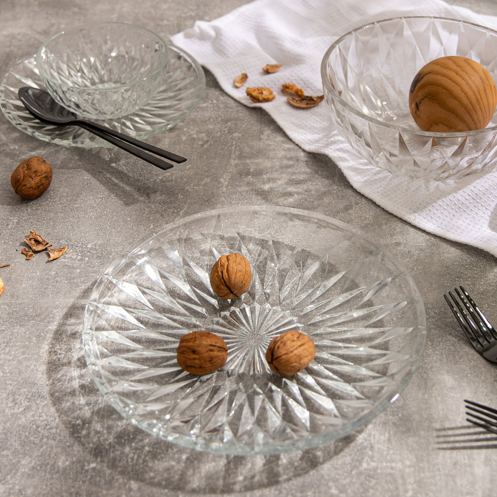 Sklenený tanier 25 cm