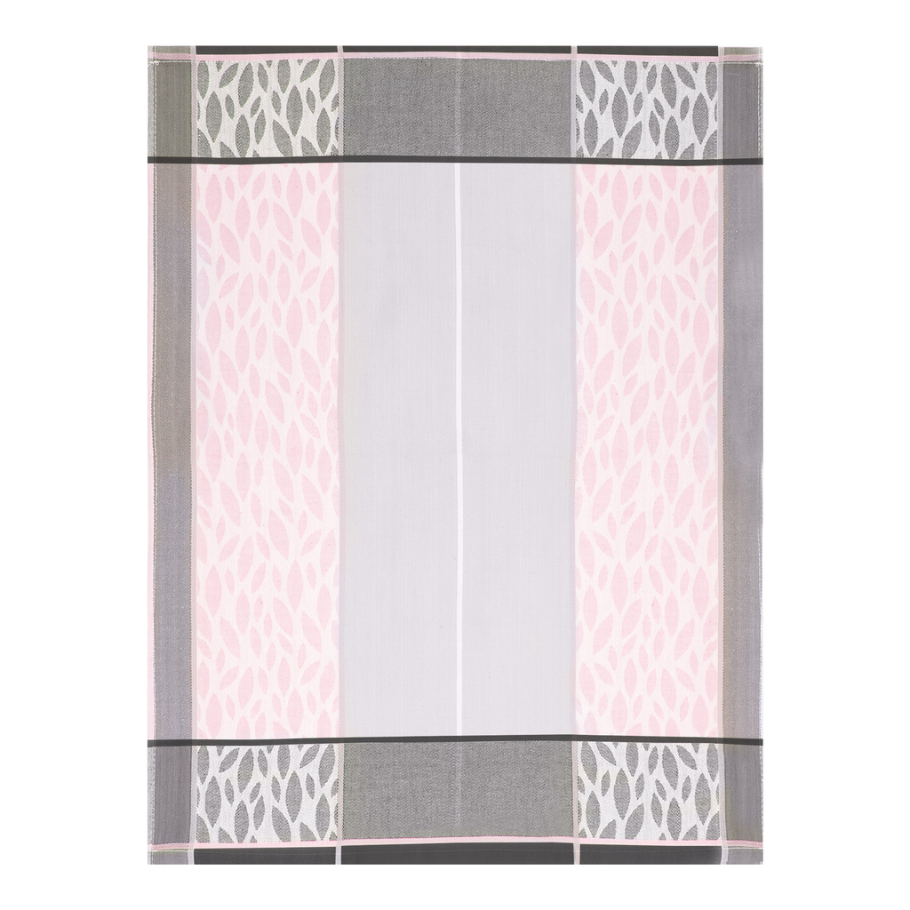 Kuchynská utierka ružová LISTY 50x70 cm