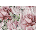 Obrus s ružovými kvetmi 140x220 cm