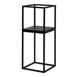 Stojan na kvetináč loft čierny LILLIE 47 cm