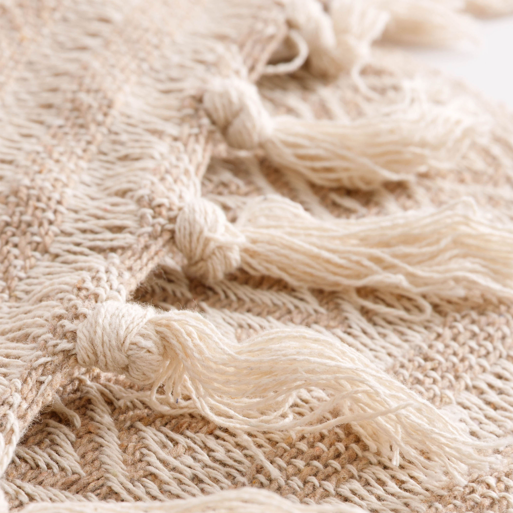 Béžová deka MARLA 125x150 cm