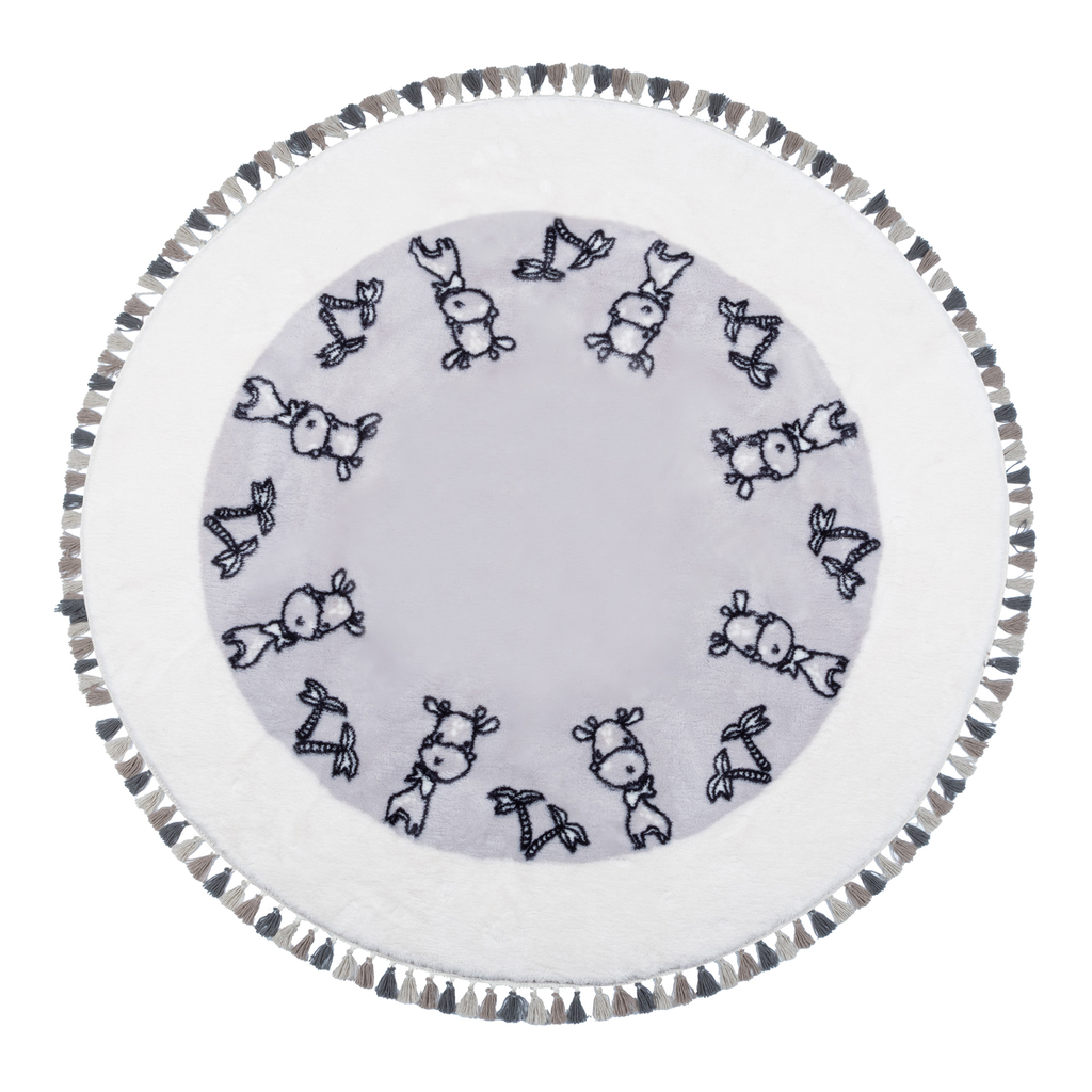 Okrúhly koberec žirafy MUUM 120 cm