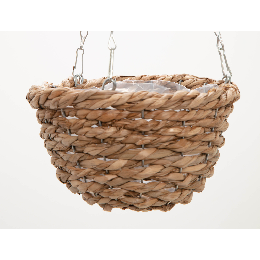 Obal na črepník, závesný pletený 20x13 cm