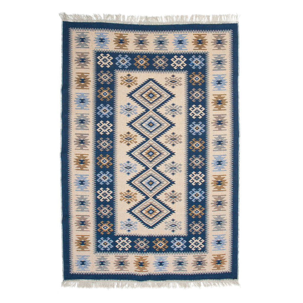 Koberec modrý ALBORG 120x180 cm