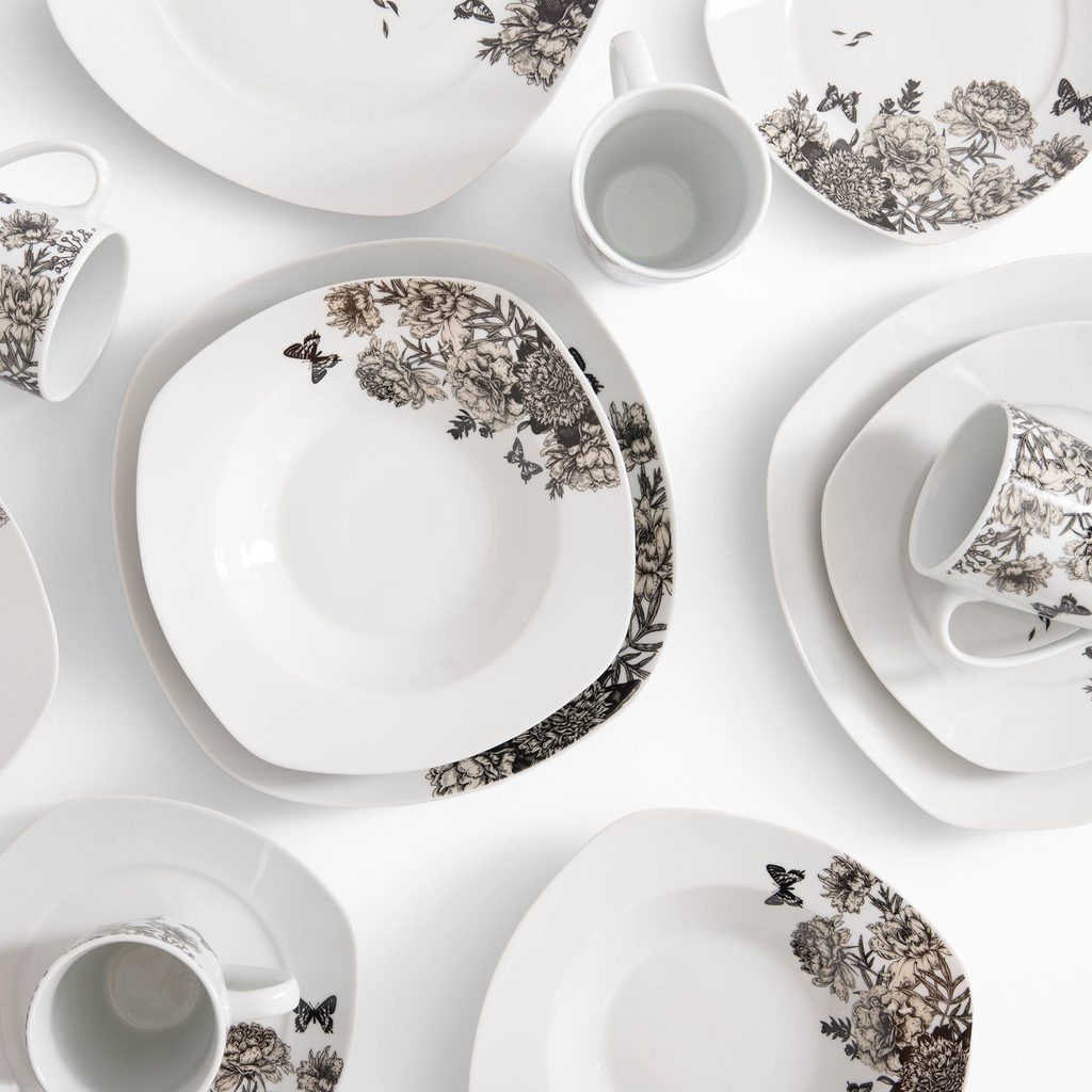 16-dielna jedálenská súprava PEONY