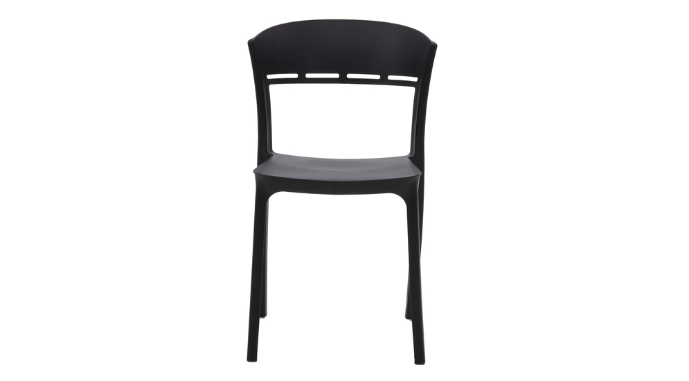 Jedálenská stolička KNITT čierna