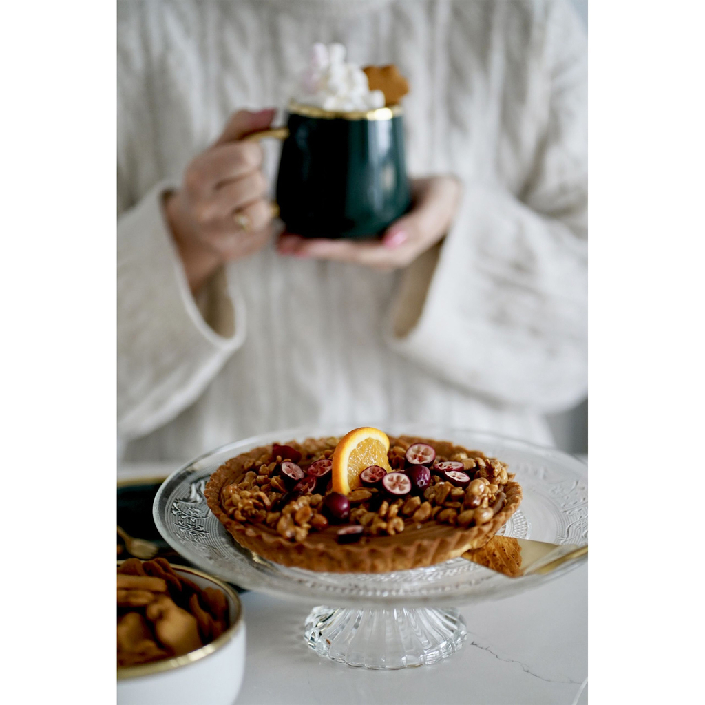 Sklenený servírovací tanier PIATTO 30 cm