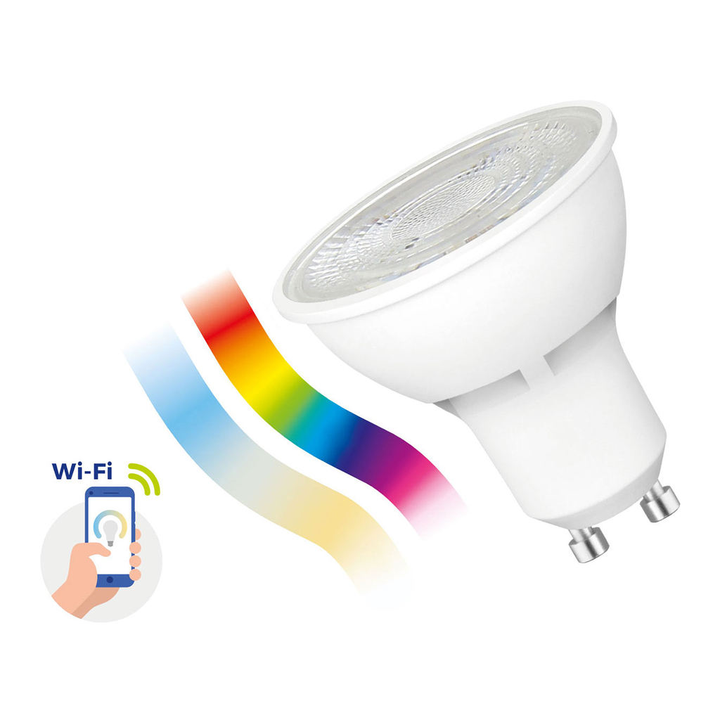 Žiarovka LED GU10 5W WI-FI RGBW SPECTRUM SMART