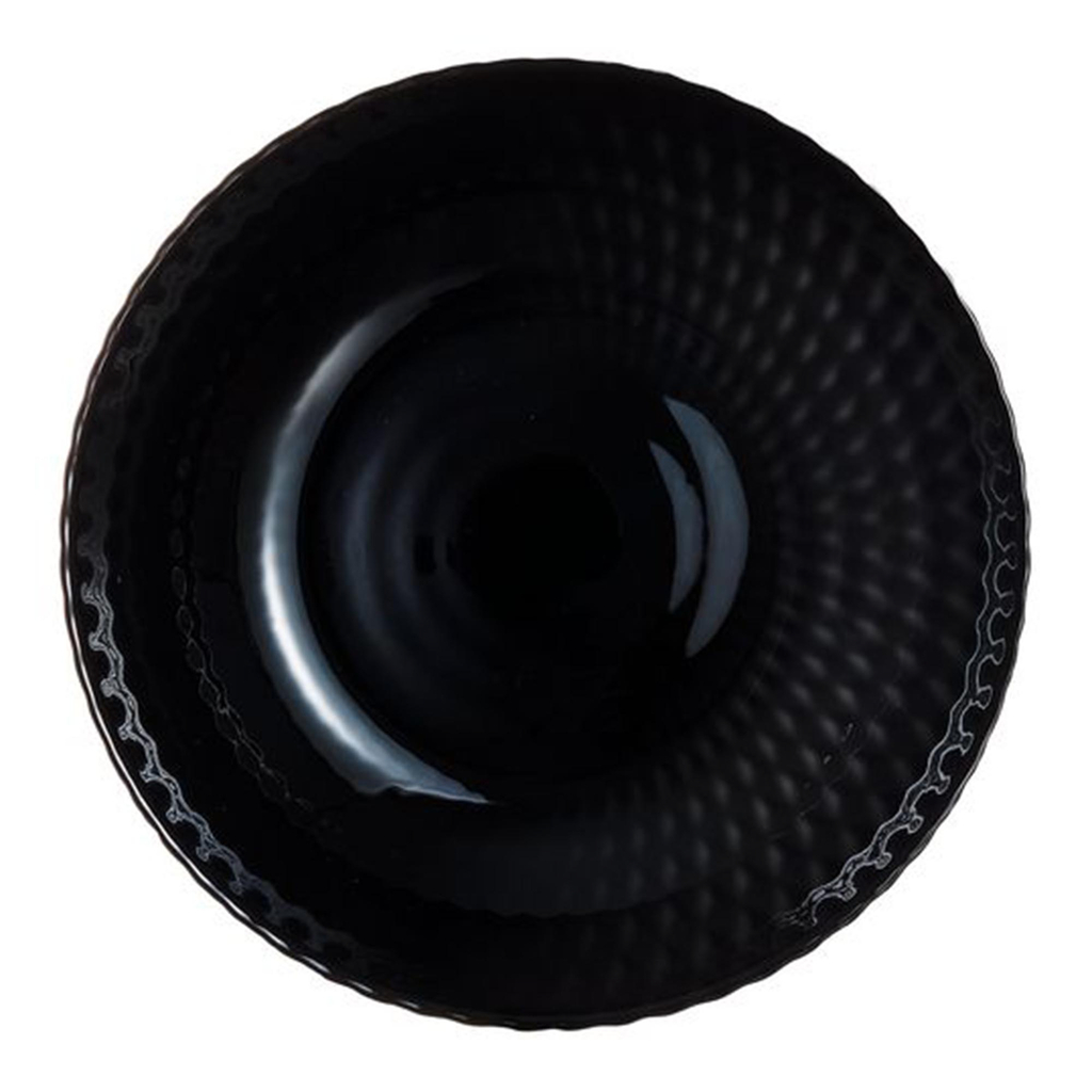 Hlboký tanier čierny PAMPILLE 20 cm