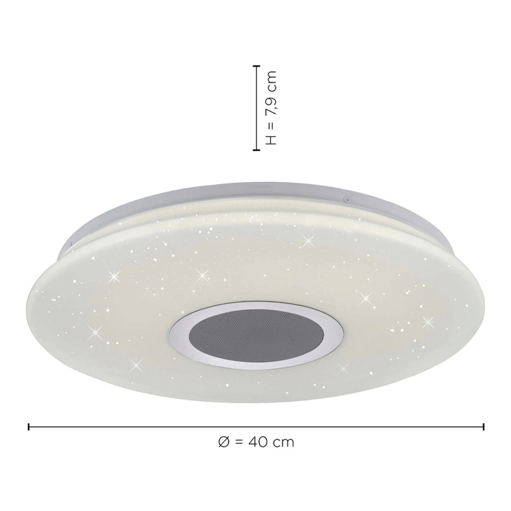 PELVO LED stropné svietidlo s reproduktorom 14287-16