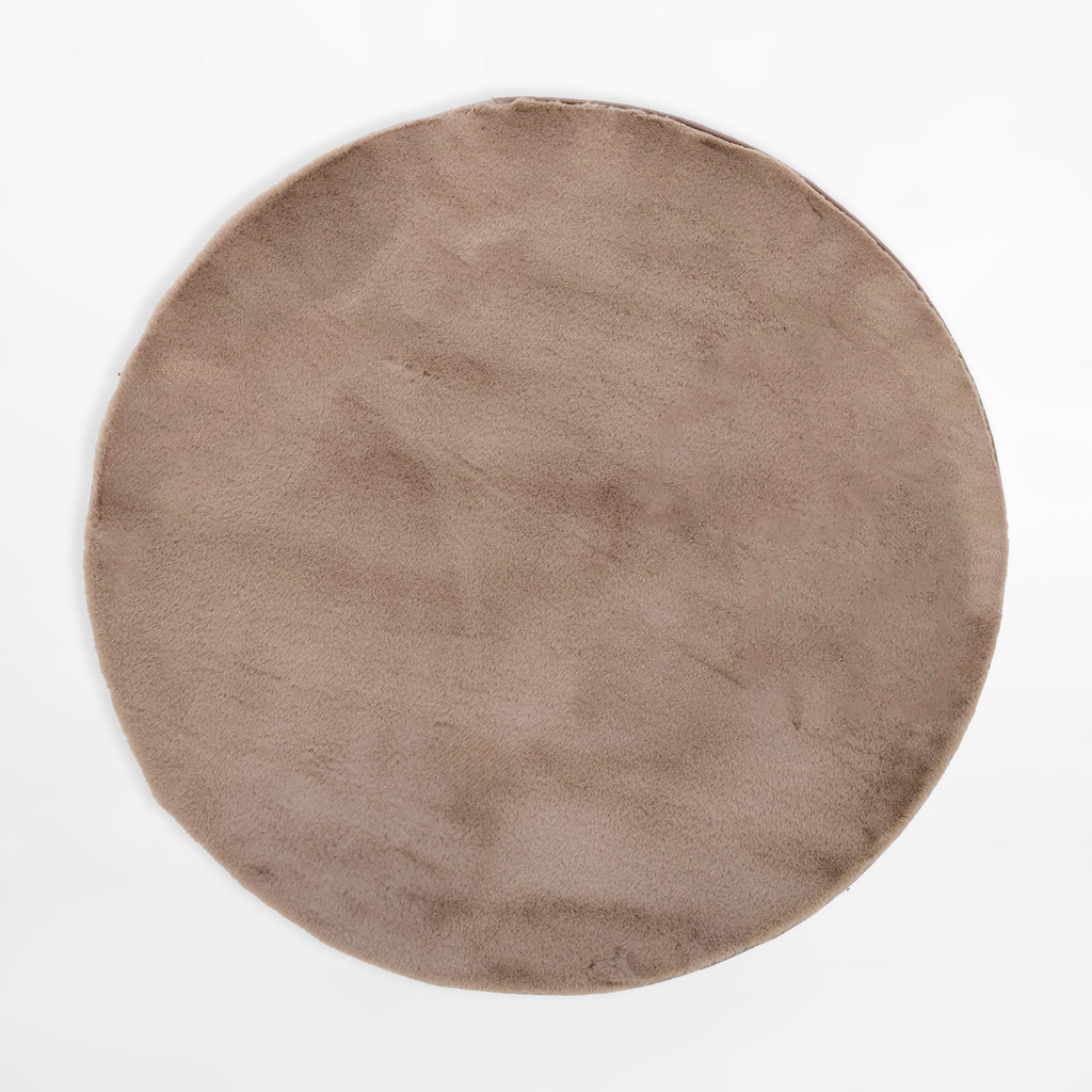 Okrúhly koberec RABBIT, taupe, 120 cm