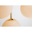 Zlatá stropná lampa RICO 4
