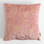 Obliečka na vankúš v ružovej farbe CASILA 45x45 cm