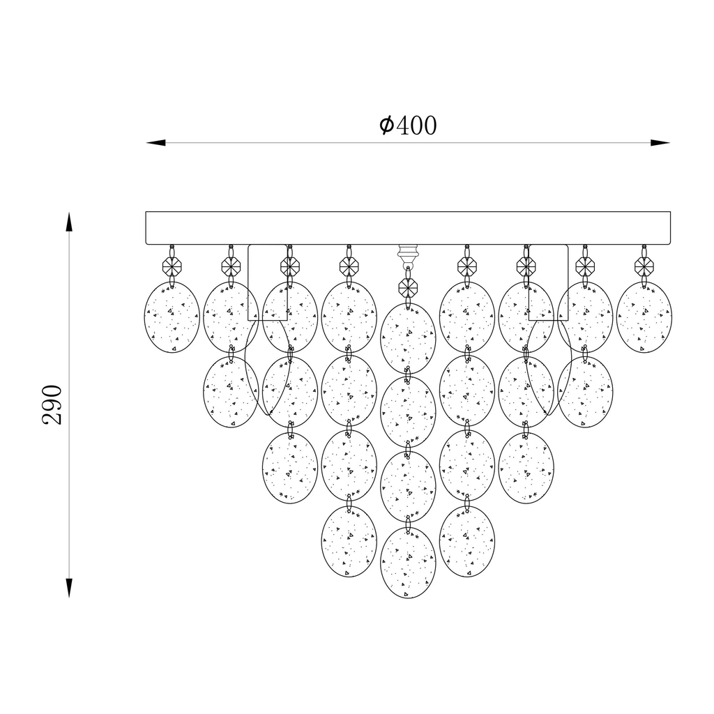 Stropné svietidlo PARDO 18365L