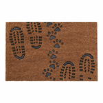 Kokosová rohožka so vzorom topánok 40x60 cm