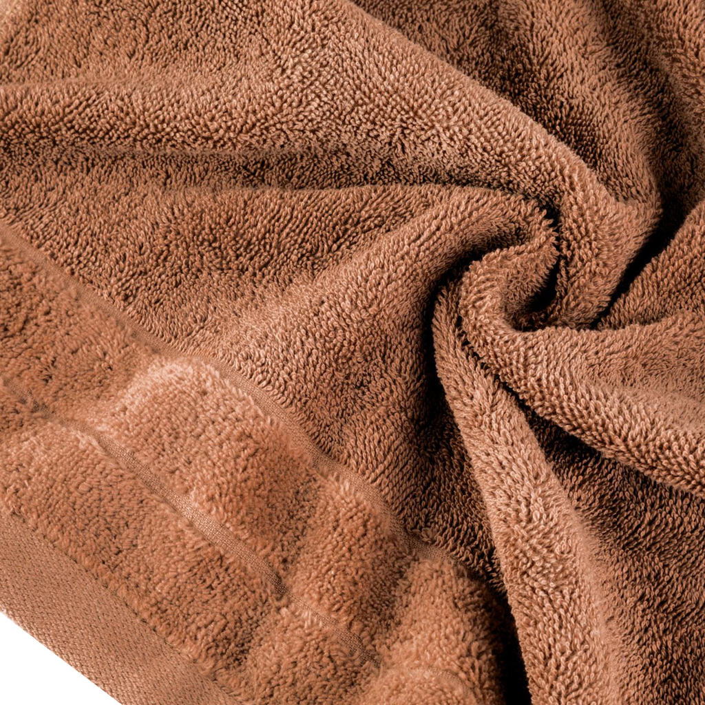 Tehlový bavlnený uterák DAMLA 30x50 cm