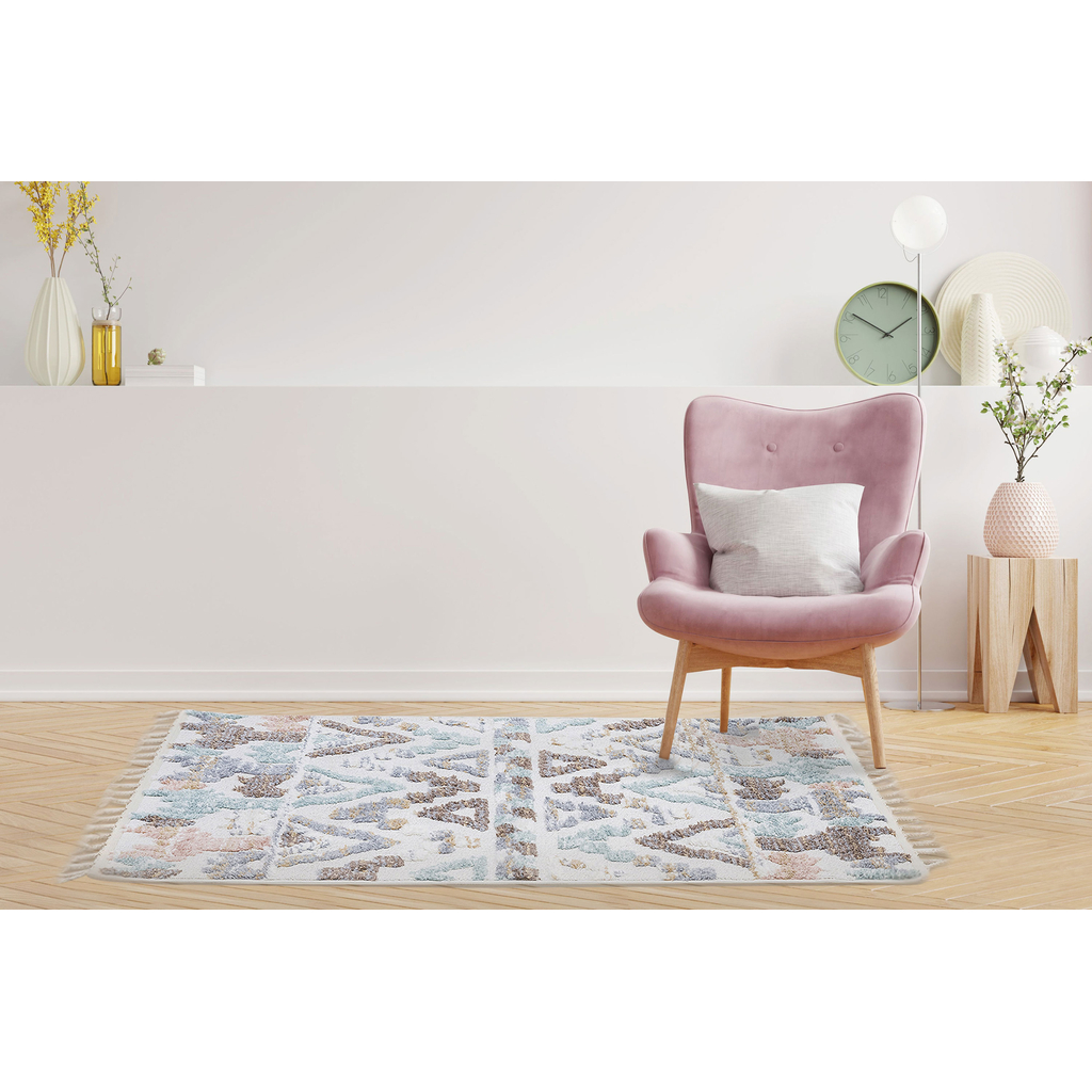 Koberec so strapcami etno vzor NEVADA 120x170 cm