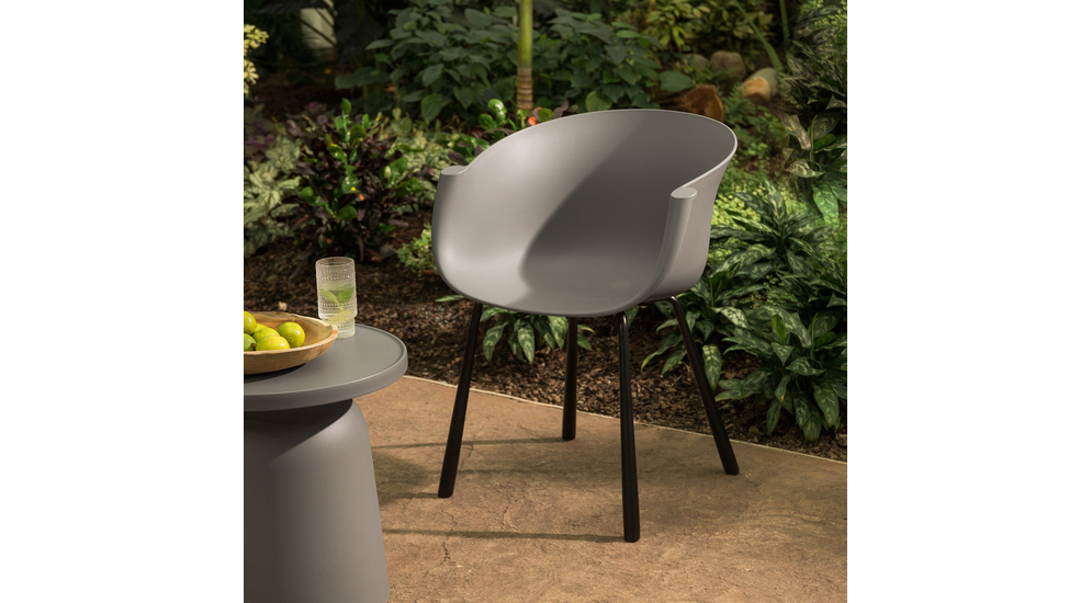 Záhradná stolička UNDIGO sivá